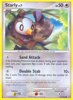 Starly - pokemon TCG Card