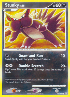 Stunky - pokemon TCG Card
