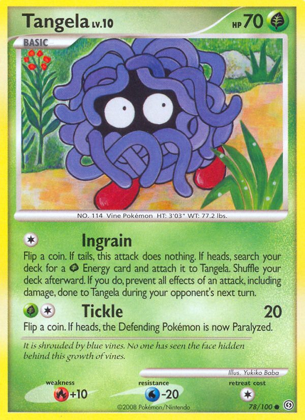 Tangela - Pokémon TCG Card