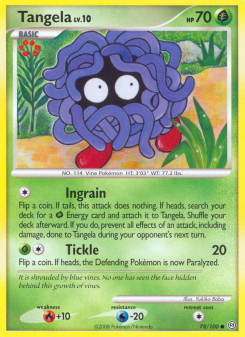 Tangela - pokemon TCG Card