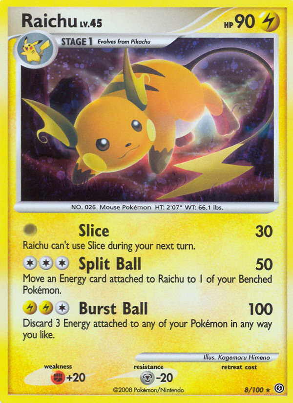 Raichu - Pokémon TCG Card
