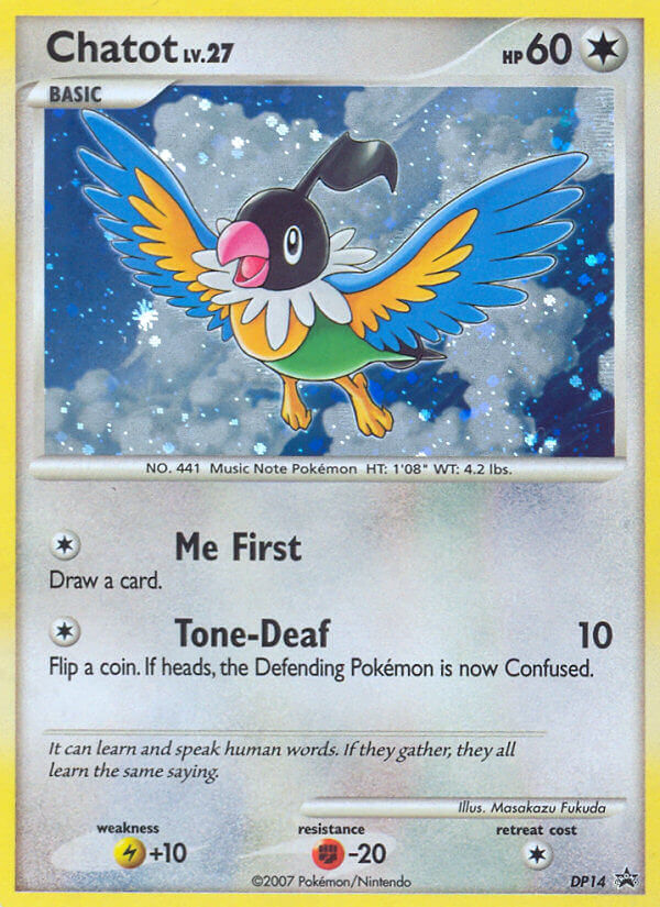Chatot - Pokémon TCG Card
