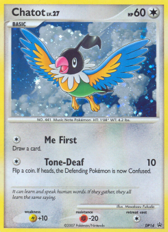 Chatot - pokemon TCG Card
