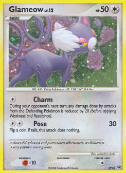 Glameow - pokemon TCG Card
