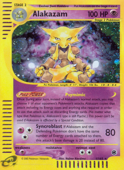 Alakazam - pokemon TCG Card