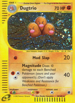 Dugtrio - pokemon TCG Card