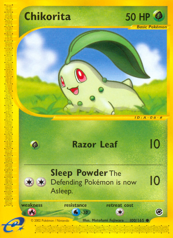 Chikorita - Pokémon TCG Card