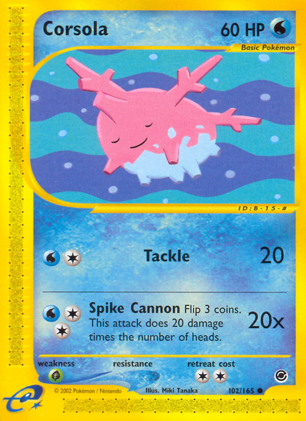 Corsola - Pokémon TCG Card
