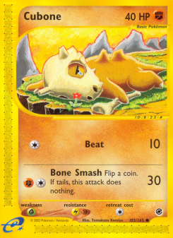 Cubone - pokemon TCG Card