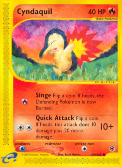Cyndaquil - pokemon TCG Card