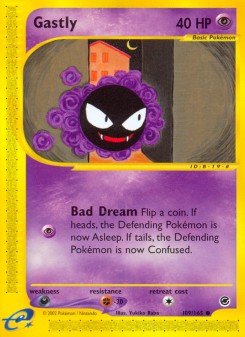 Gastly - pokemon TCG Card
