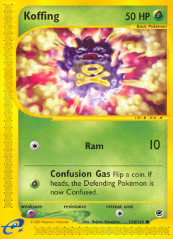Koffing - pokemon TCG Card