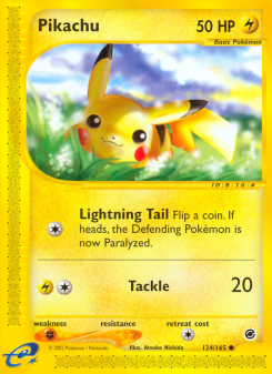 Pikachu - pokemon TCG Card