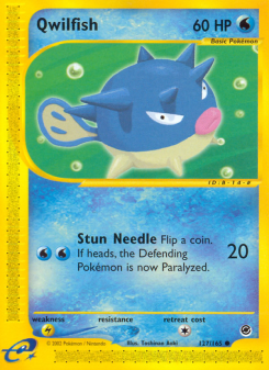 Qwilfish - pokemon TCG Card