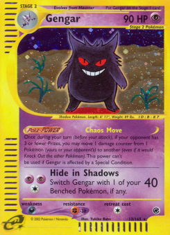 Gengar - pokemon TCG Card