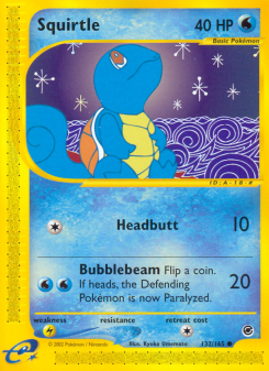 Squirtle - pokemon TCG Card