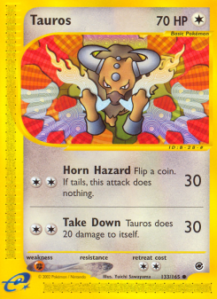 Tauros - pokemon TCG Card