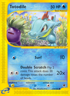 Totodile - pokemon TCG Card