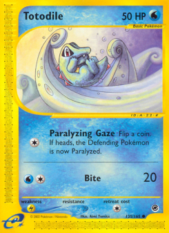 Totodile - pokemon TCG Card