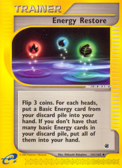 Energy Restore - pokemon TCG Card