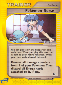 Pokémon Nurse - pokemon TCG Card