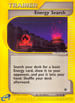 Energy Search - pokemon TCG Card