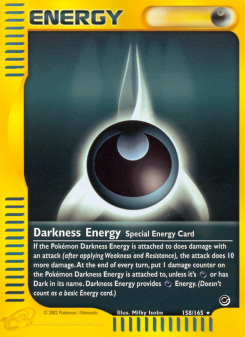 Darkness Energy - pokemon TCG Card