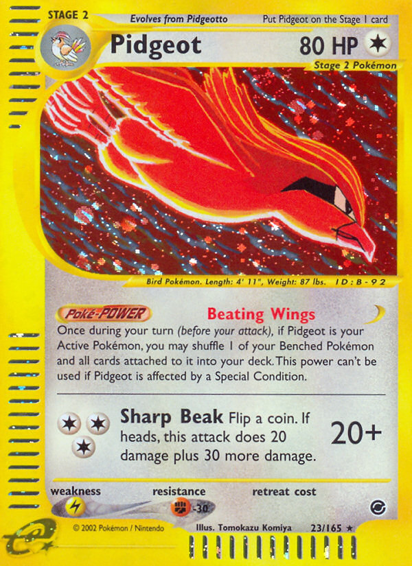 Pidgeot - Pokémon TCG Card