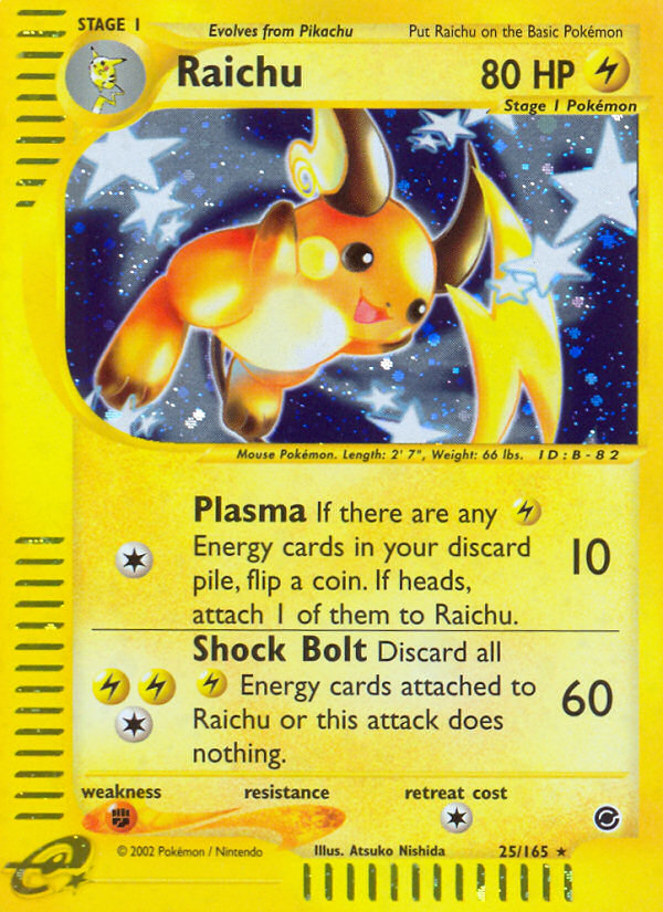 Raichu - Pokémon TCG Card