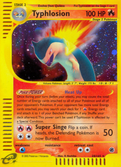 Typhlosion - pokemon TCG Card