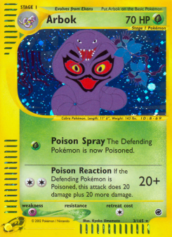 Arbok - pokemon TCG Card