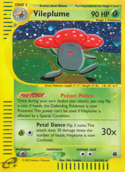 Vileplume - pokemon TCG Card