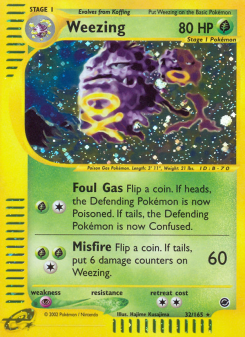 Weezing - pokemon TCG Card