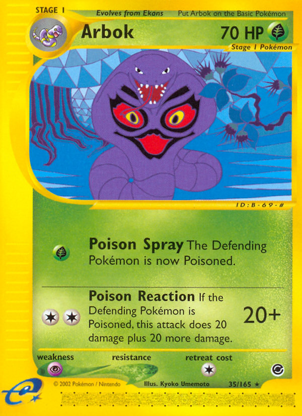 Arbok - Pokémon TCG Card
