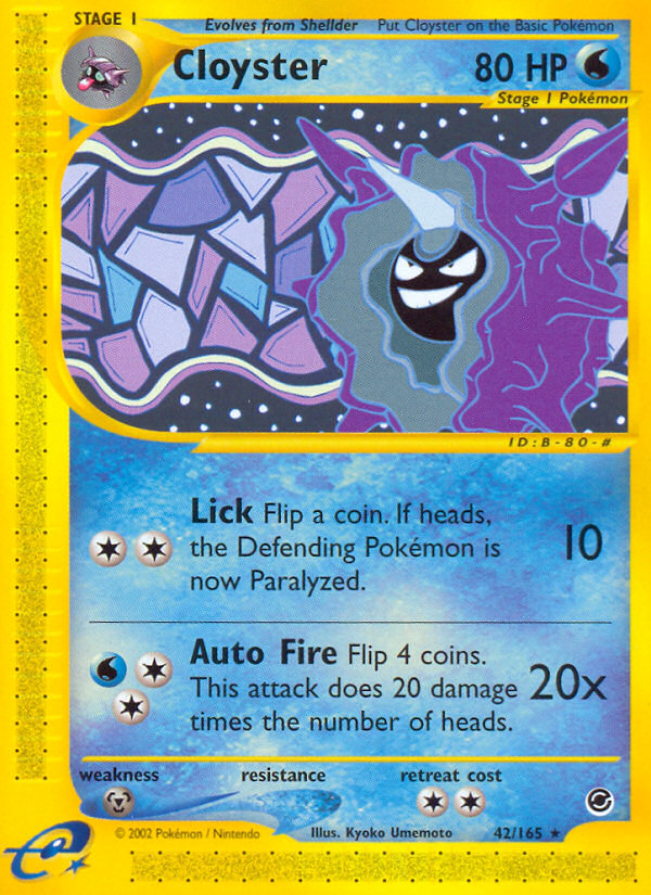 Cloyster - Pokémon TCG Card