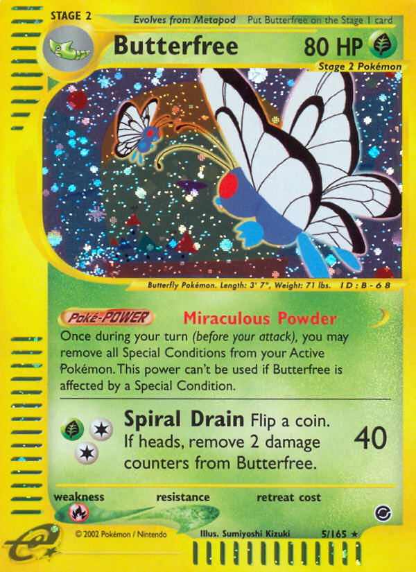 Butterfree - Pokémon TCG Card