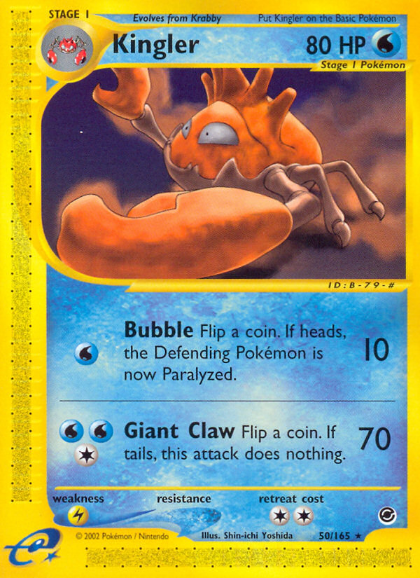 Kingler - Pokémon TCG Card