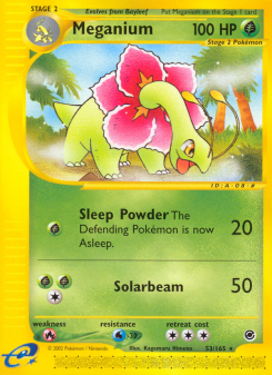 Meganium - pokemon TCG Card