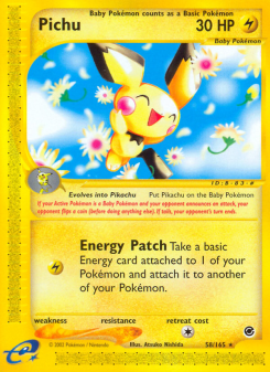Pichu - pokemon TCG Card