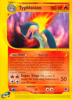 Typhlosion - pokemon TCG Card