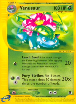 Venusaur - pokemon TCG Card