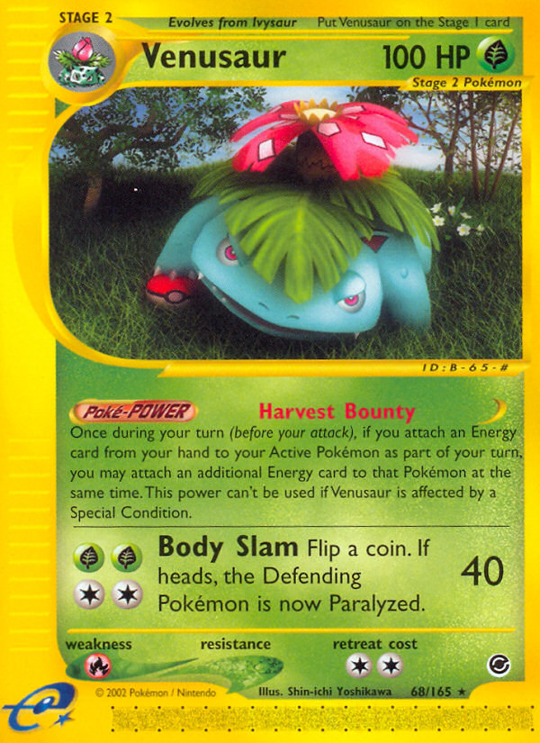 Venusaur - Pokémon TCG Card