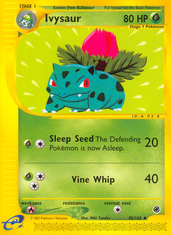 Ivysaur - Pokémon TCG Card