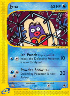 Jynx - pokemon TCG Card