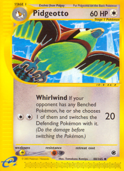 Pidgeotto - pokemon TCG Card