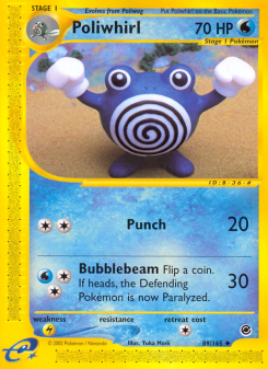 Poliwhirl - pokemon TCG Card