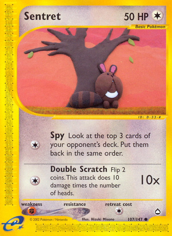 Sentret - Pokémon TCG Card