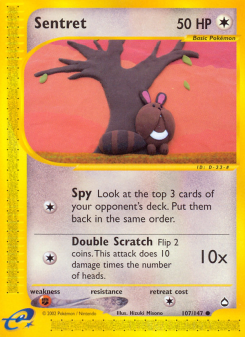 Sentret - pokemon TCG Card