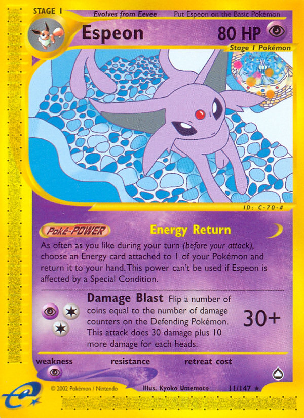 Espeon - Pokémon TCG Card