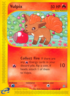 Vulpix - pokemon TCG Card